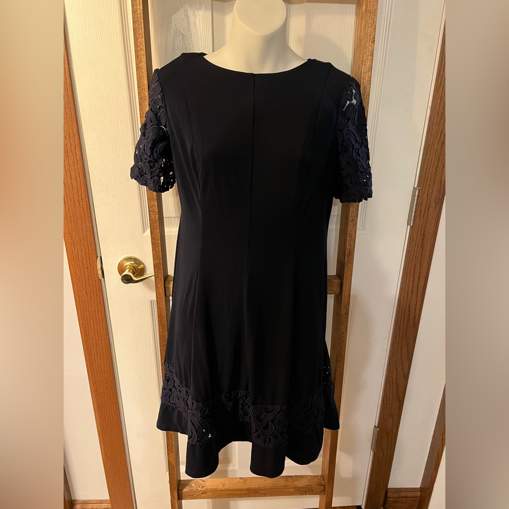 Navy Jessica Howard Dress Size 10P